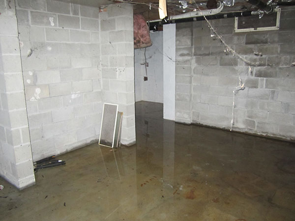 Flood, burst pipe, and water damage